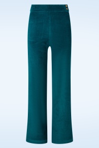 Princesse Nomade  - Mila corduroy pantalon in Oscar blauw