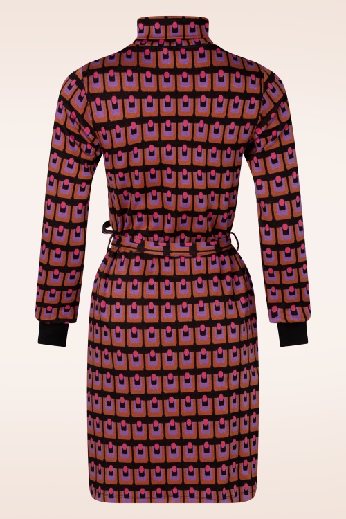 Princesse Nomade  - Bobi jurk in zwart en multi 3