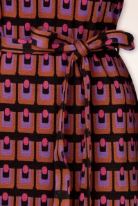 Princesse Nomade  - Bobi jurk in zwart en multi 2