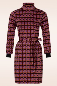 Smashed Lemon - Stella Bouclé pantalon in zwart en wit