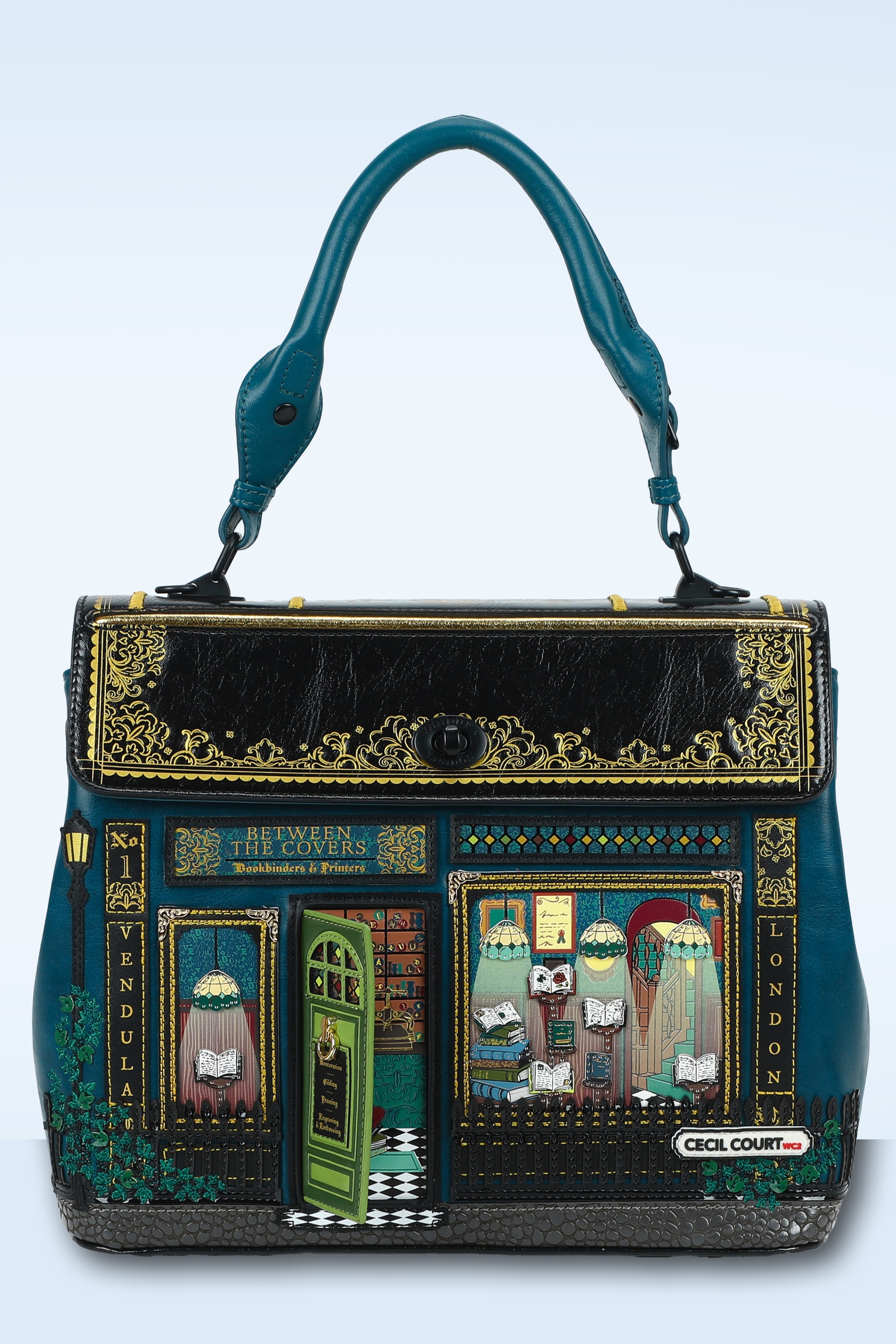 Vendula - Between the Covers Bookbinders Grace tas in zwart