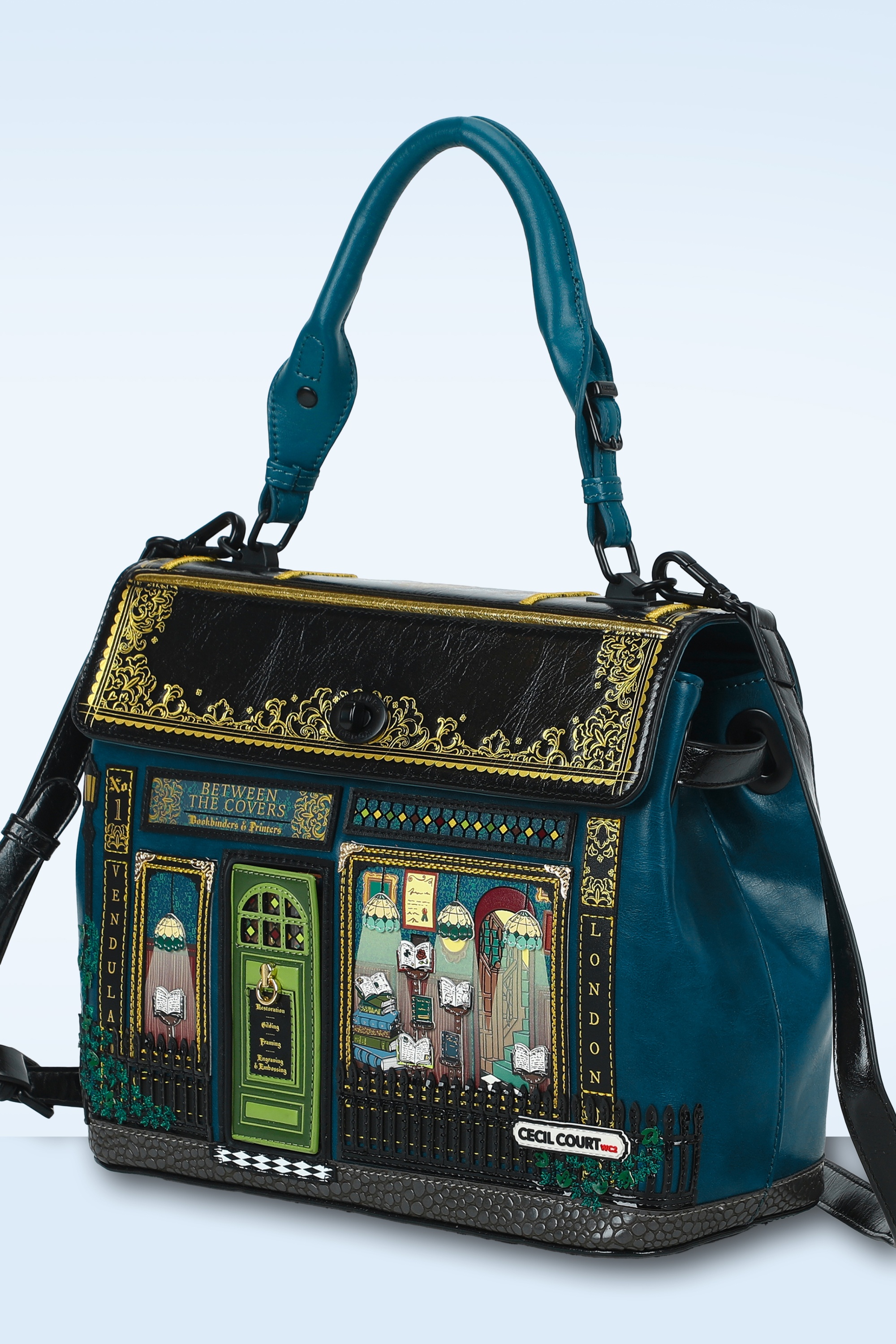 Vendula - Between the Covers Bookbinders Grace tas in zwart 2