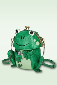 Vendula - The Witches Pantry Clipper Frog tas in groen 3