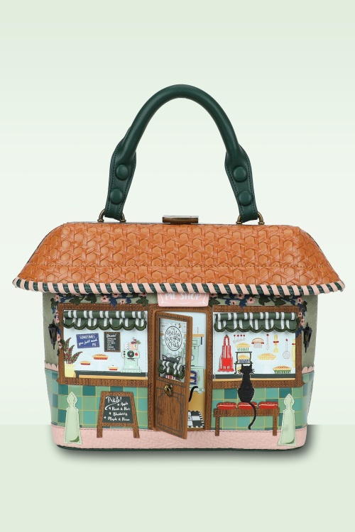 Vendula - Pie Shop tas in bruin en groen