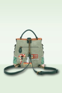 Vendula - Vendula Pie Shop Mini Frame rugtas in groen en bruin 4