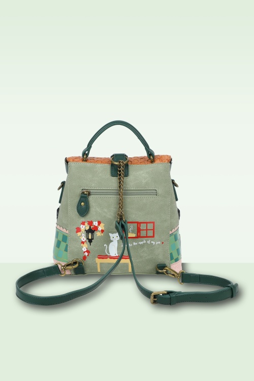 Vendula - Vendula Pie Shop Mini Frame rugtas in groen en bruin 4