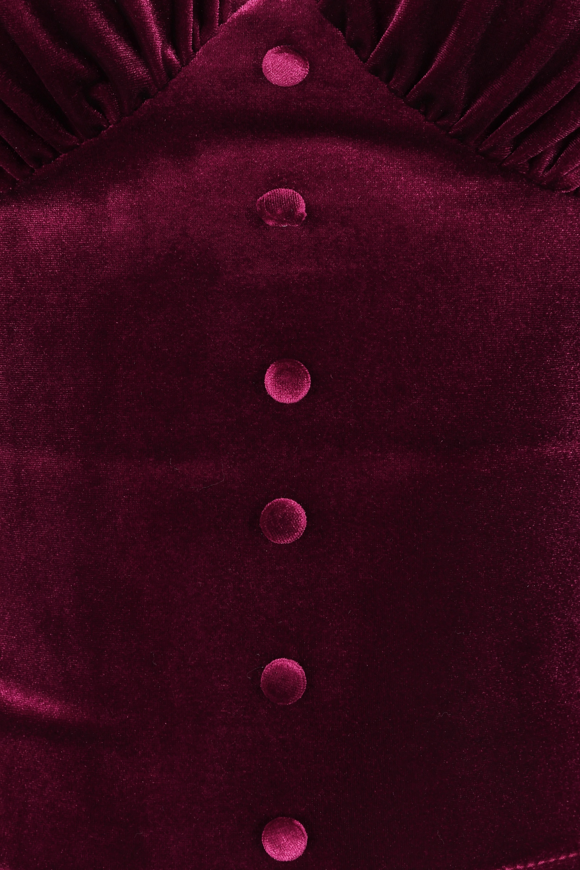 Timeless - Malika fluwelen top in bordeauxrood 2