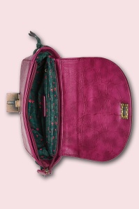 Vendula - Vendula Christmas Library Winged Top Handle tas in bordeauxrood 2