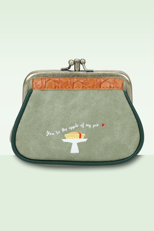 Vendula - Vendula Pie Shop Clipper portemonnee in groen 2