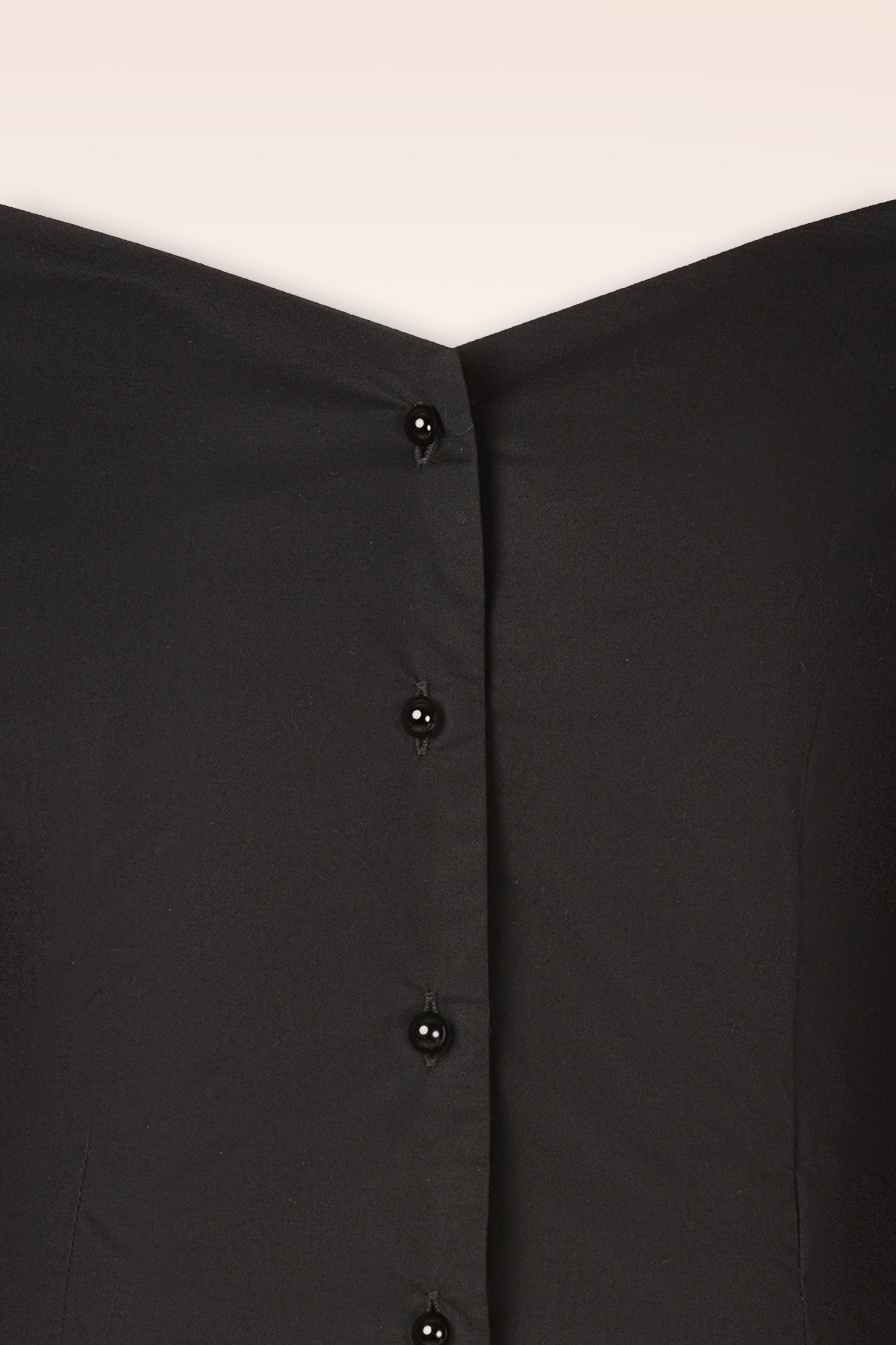 Topvintage Boutique Collection - Topvintage Exclusive ~ Katty blouse in zwart 3