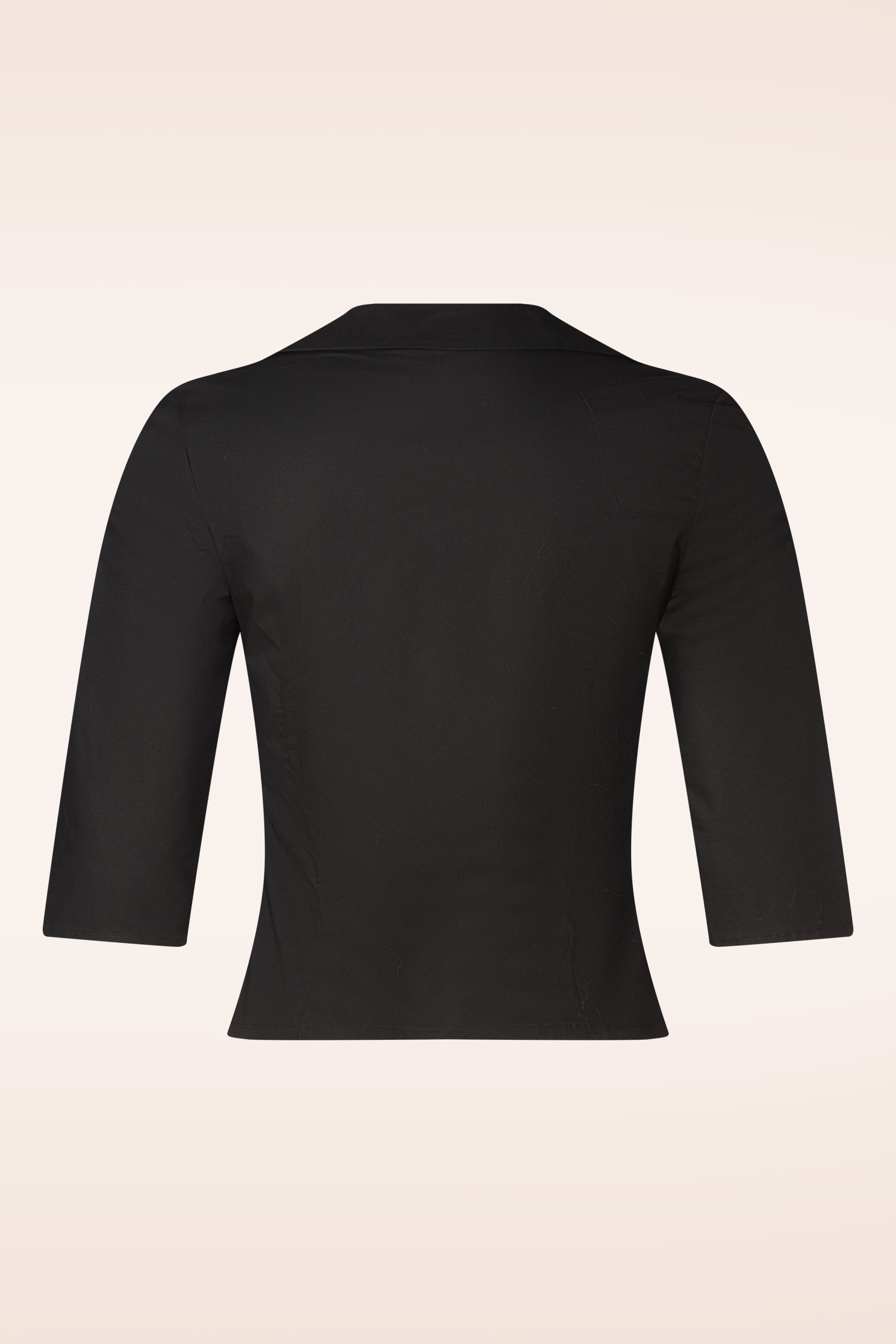 Topvintage Boutique Collection - Topvintage Exclusive ~ Katty blouse in zwart 4