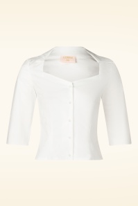 Vintage Chic for Topvintage - Topvintage exclusive ~ Tessa a-lijn jurk in auberginepaars