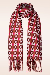 Smashed Lemon - Mona sjaal in beige en multi 4