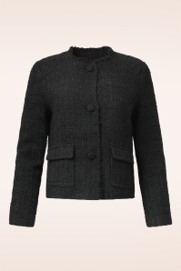 Smashed Lemon - Georgina tweed jasje in zwart