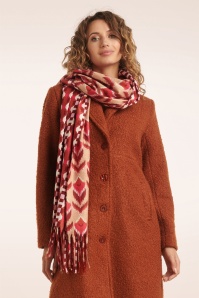 Smashed Lemon - Mona sjaal in beige en multi 2