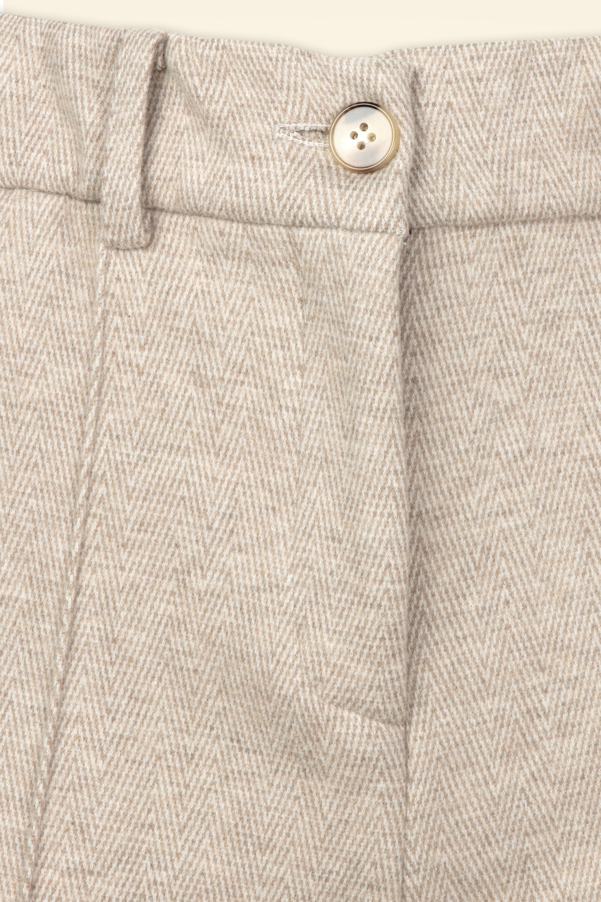 Smashed Lemon - Terry pantalon in zand 2