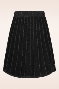 Smashed Lemon - Stella Sparkle gebreid rokje in zwart 2