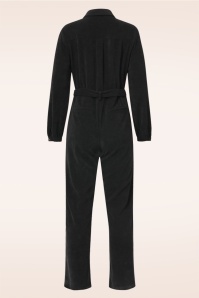 Smashed Lemon - Ginny Corduroy jumpsuit in zwart 4