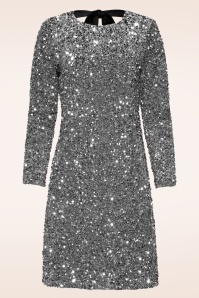 Smashed Lemon - Glitz and Groove jurk in zilver