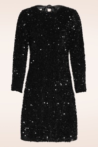 Smashed Lemon - Glitz and Groove jurk in zwart