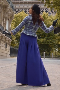 Miss Candyfloss - Enora Tiffany blazer jacket in paars 2