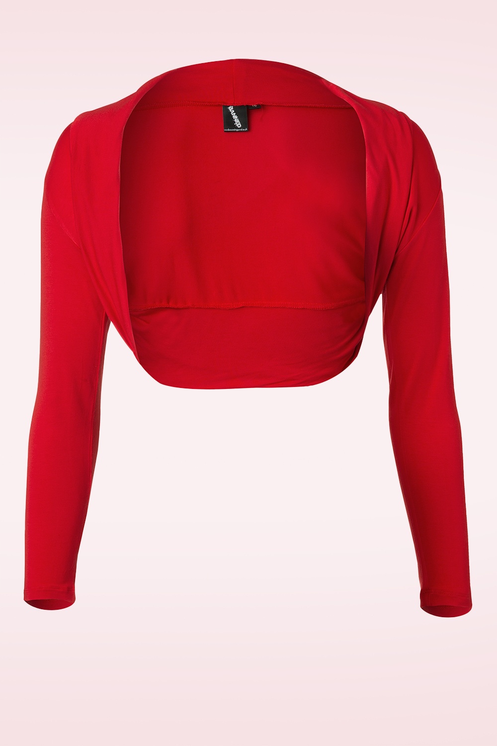 Banned Retro - Dame bolero in vintage rood