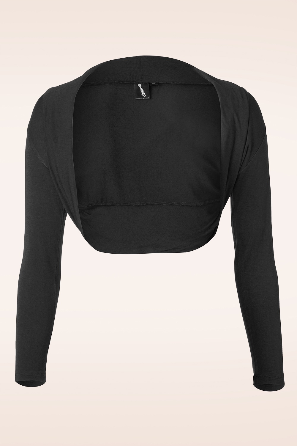 Banned Retro - Dame bolero in zwart