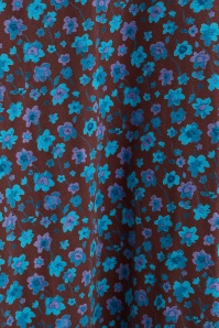 Seasalt - St Merryn katoenen midaxi jurk in Falling Flowers Dark Rye 4