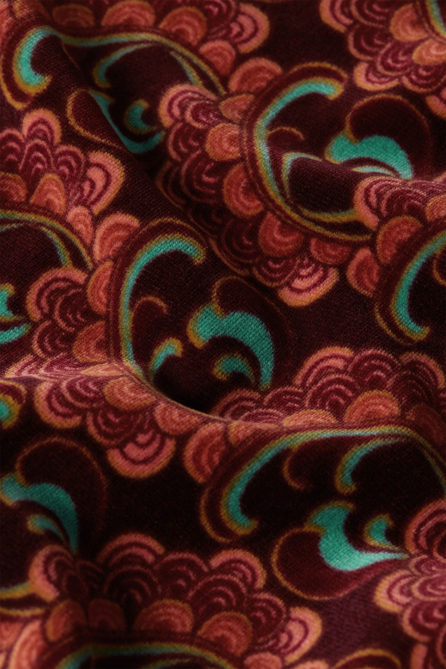 King Louie - Bessie Winkle jacket in porto rood 3