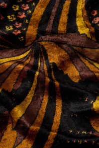 King Louie - Sandy Shimmy fluwelen jurk in zwart en multi 4