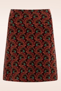 King Louie - Border Winkle rok in porto rood 2