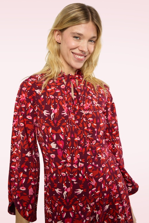 Blutsgeschwister - Stride Along Bow jumpsuit in Soul Sisters 4