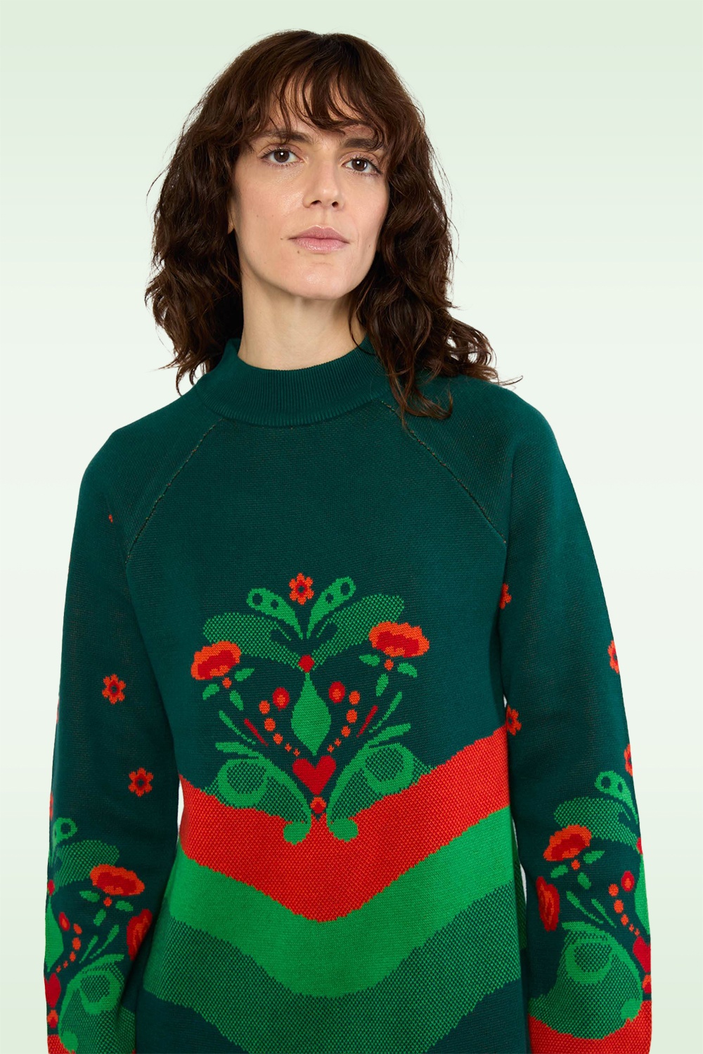 Blutsgeschwister - Scandi Woods gebreide jurk in Cosy Winter Feelings 4