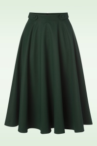 Banned Retro - Di Di Swingrok in bosgroen