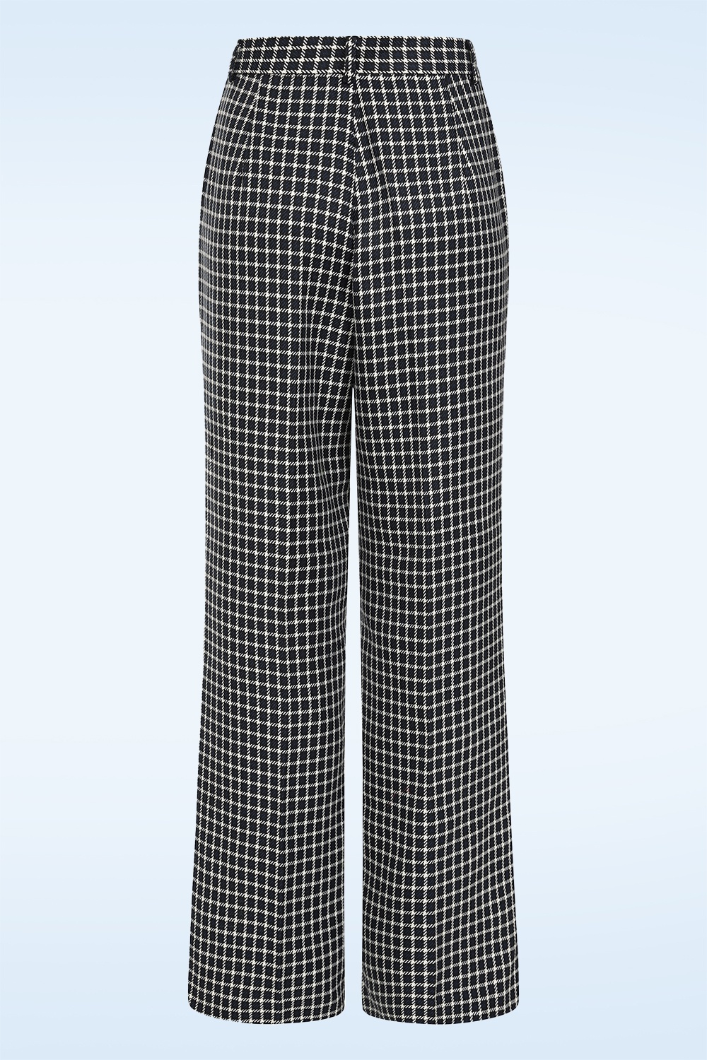 Banned Retro - Check It Out pantalon in marineblauw 3