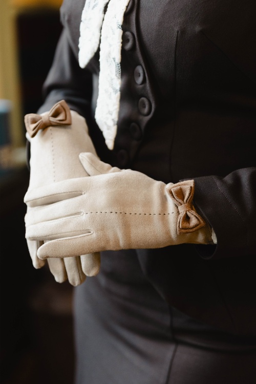 Powder - Adalyn handschoenen in taupe