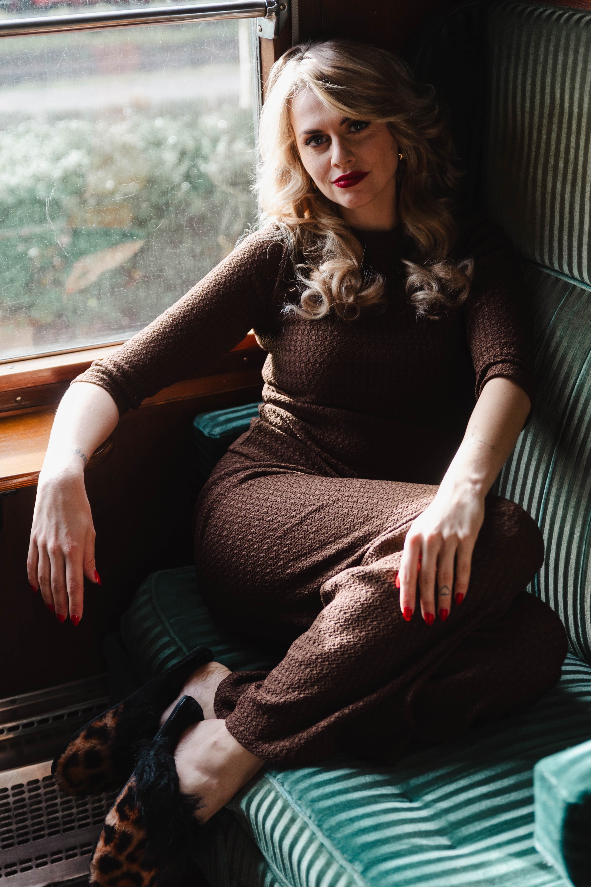 Vintage Chic for Topvintage - Topvintage exclusive ~ Josie top in chocolade  2