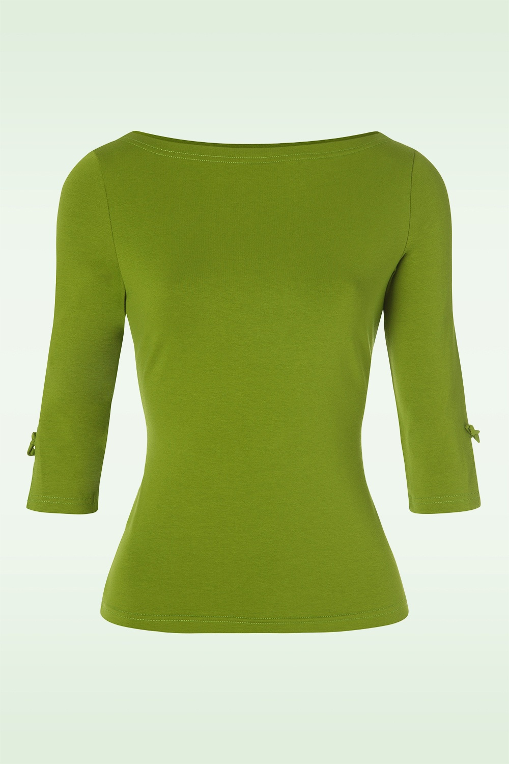 Banned Retro - Oonagh-topje in olijfgroen