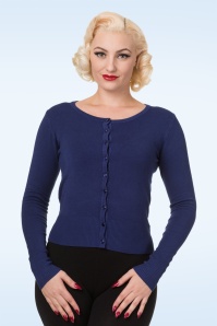 Banned Retro - Getaway Cardigan in blauw