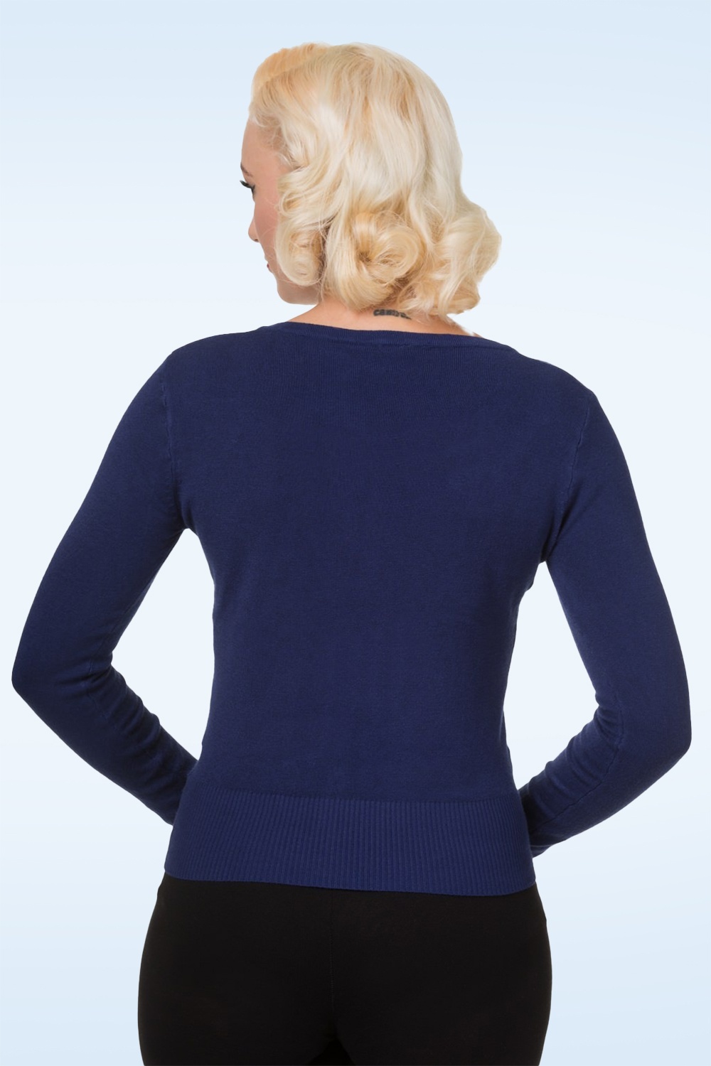 Banned Retro - Getaway Cardigan in blauw 2