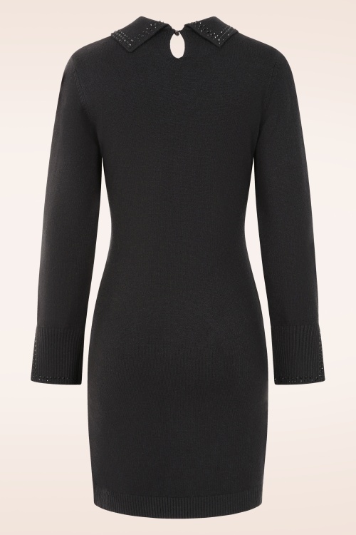 K-Design - Dazzle Me jurk in zwart 3