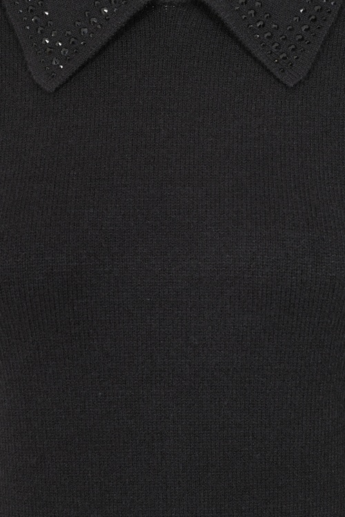 K-Design - Dazzle Me jurk in zwart 2