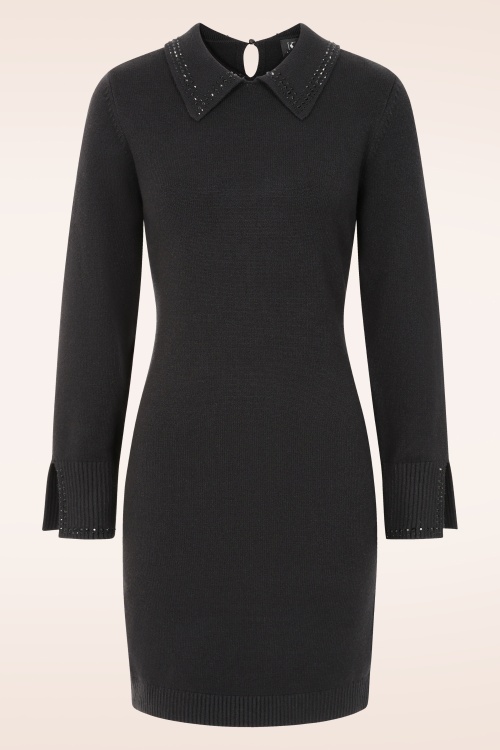 K-Design - Dazzle Me jurk in zwart
