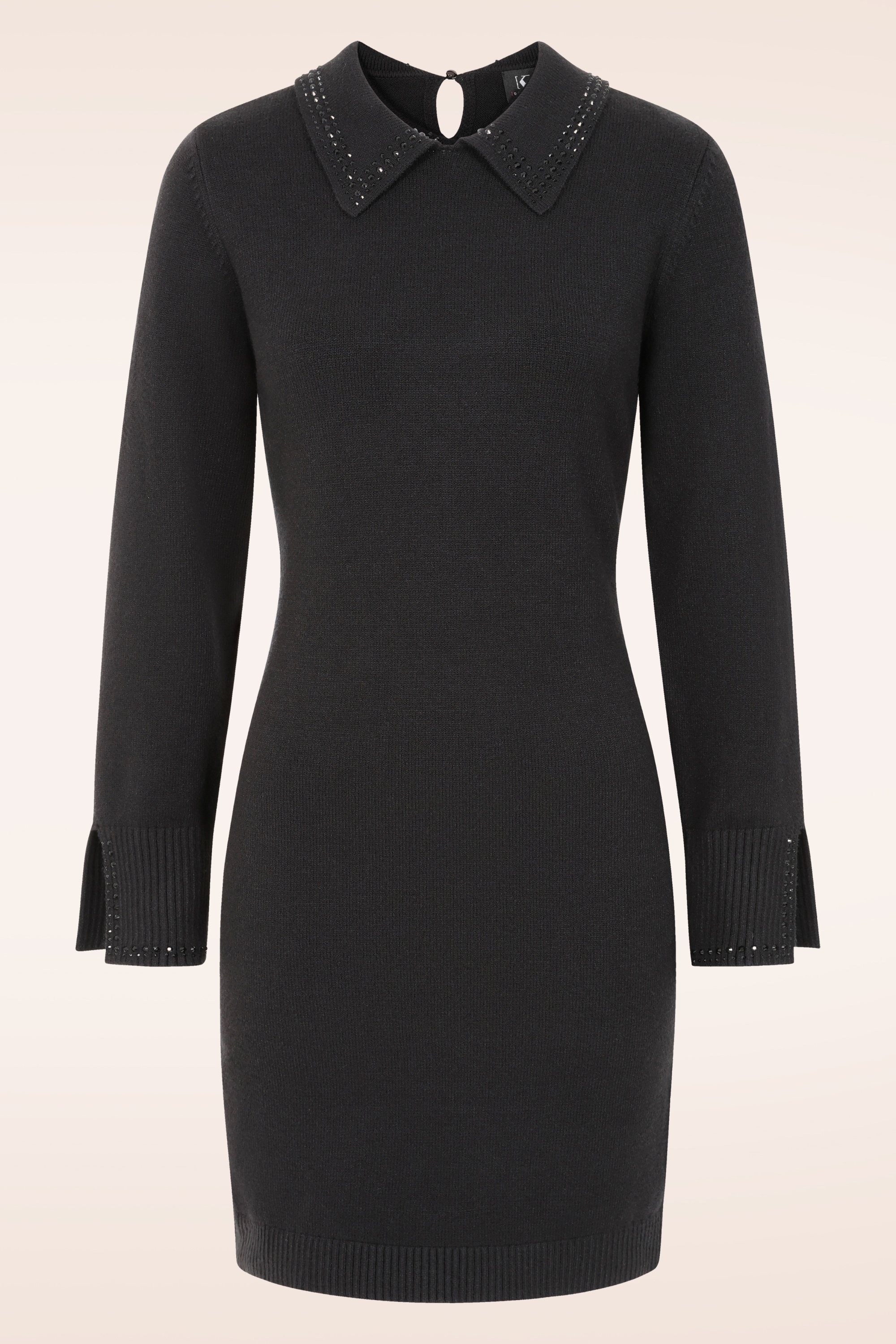 K-Design - Dazzle Me jurk in zwart