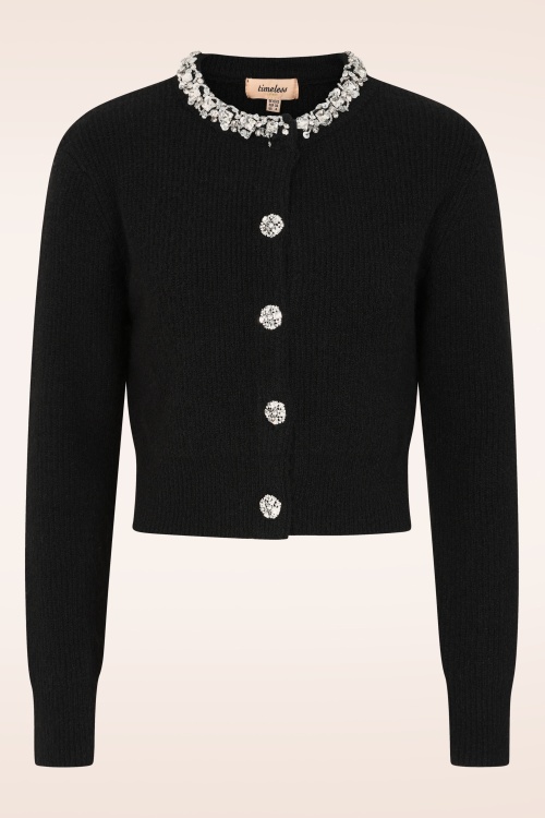 Timeless - Caspia cardigan in zwart
