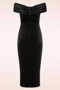 Timeless - Rhia midi jurk in zwart 3