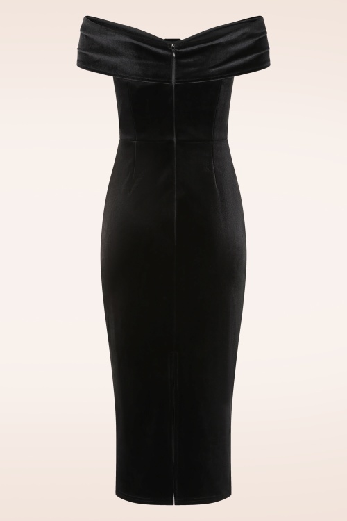 Timeless - Rhia midi jurk in zwart 3