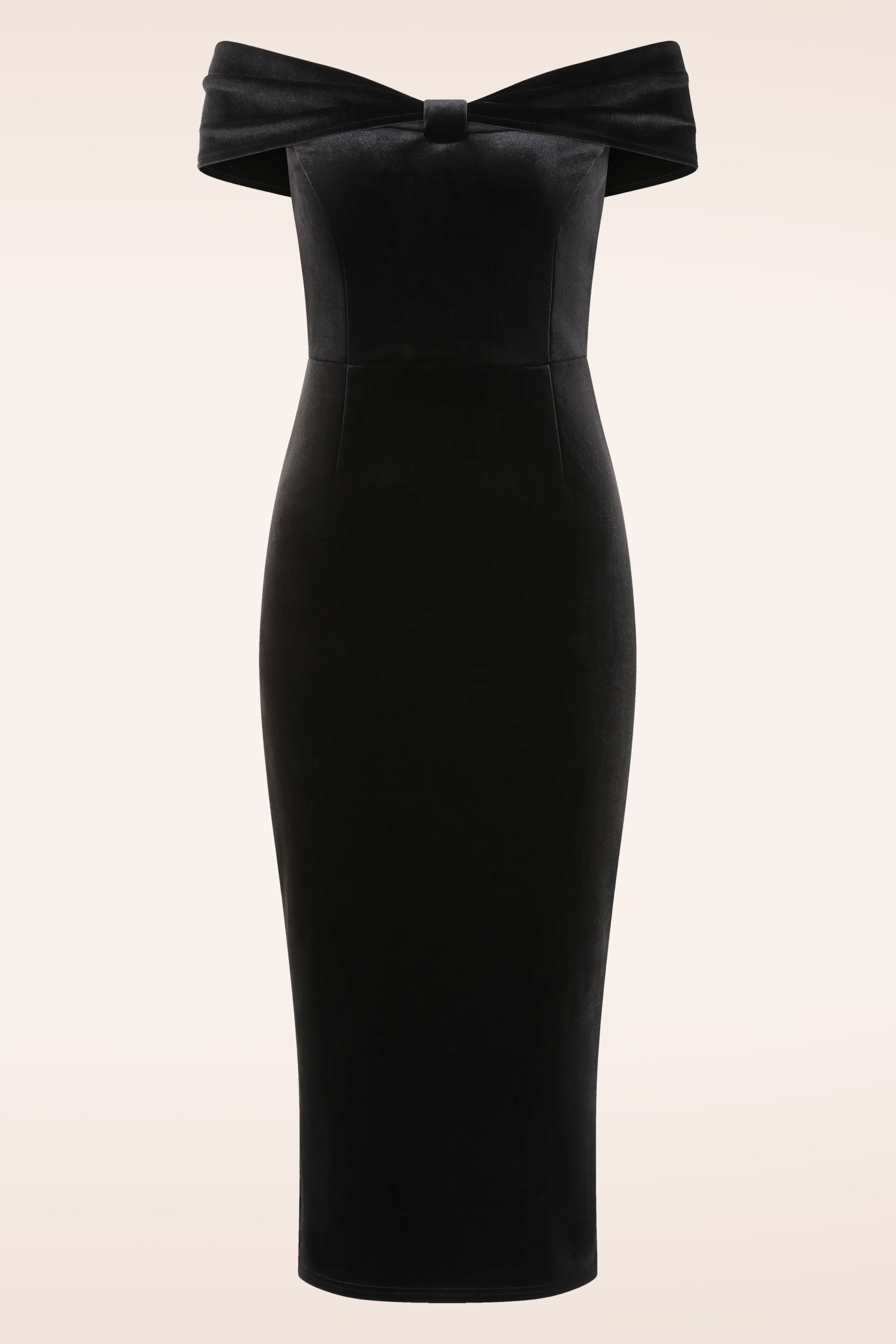 Timeless - Rhia midi jurk in zwart