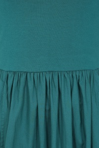 Seasalt - Madder katoenen midi jurk in ijsvogelblauw 2