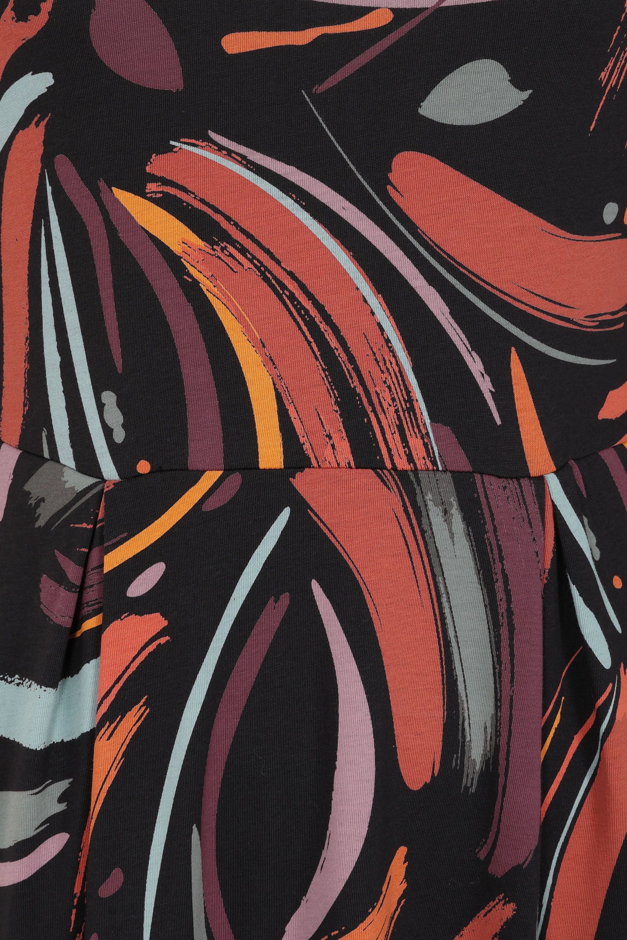 Seasalt - Veronica katoenen midi jurk in Dune Marks Onyx 2